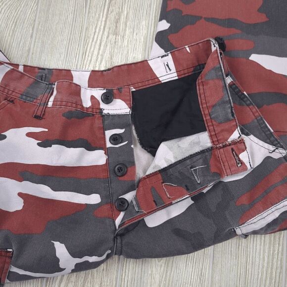 Rothco BDU Pants Mens Small R Red Camo Cargo Fatigue Stock# 1227-0429-KP-0704 - Picture 4 of 10